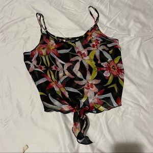 Floral crop top